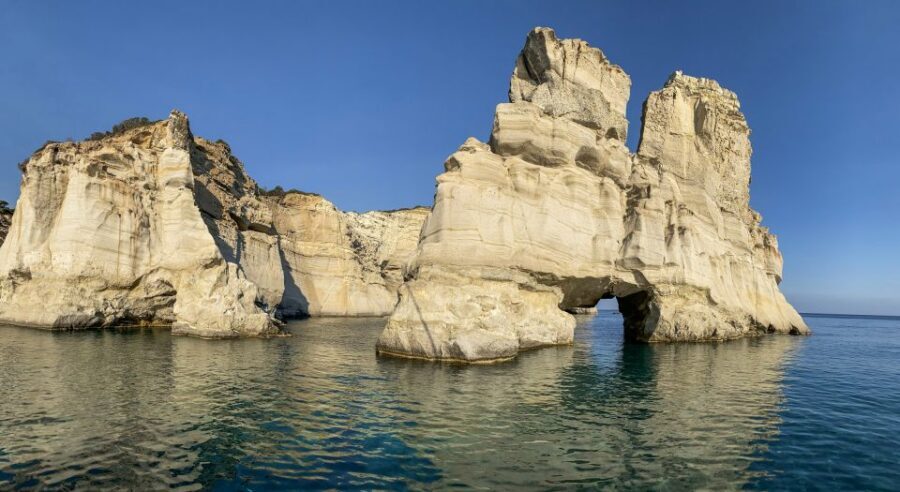 Adamas: Milos & Polyaigos Full-Day Sailboat Tour with Lunch - Sykia Cave and Cape Vani: The West Side You Can Only See by Boat