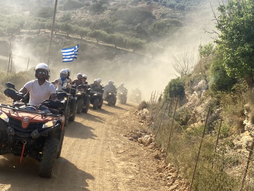 Agia Pelagia Crete Quad Bike authentic backland Tour - The guides and the group rhythm: Stan in charge, small group pace
