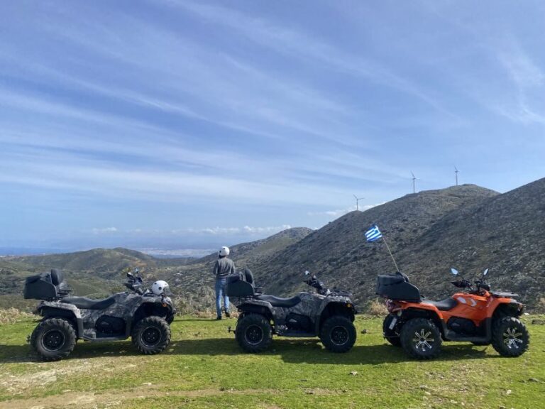 Agia Pelagia Crete Quad Bike authentic backland Tour - First stop: Peninsula resort meeting point and getting set up