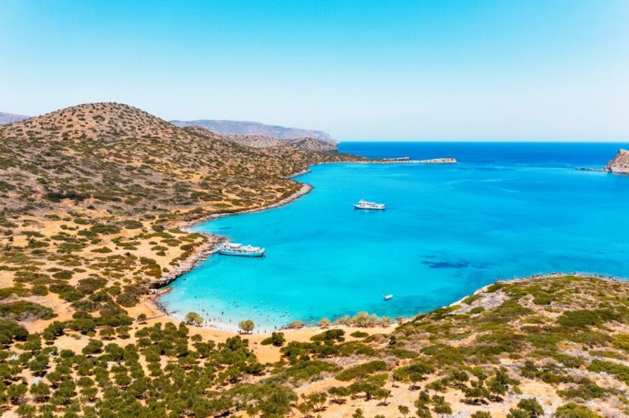 Agios Nikolaos: Boat Trip to Spinalonga with Swim Stop - Mirabello Bay cruise: Kri Kri goats, Olous, and Pirate Barbarosa