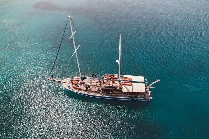 All Day Cruise -3 Islands to Agistri,Moni, Aegina with lunch and drinks included - The Moni/Metopi anchored break: swimming, snorkeling, and lunch onboard