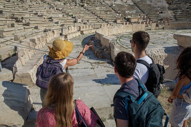Athens Acropolis and Parthenon Walking Tour - Earsets, guide style, and the difference between hearing and not hearing