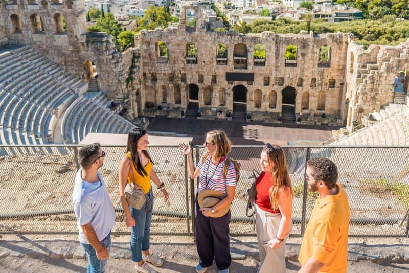 Athens: Acropolis Tour with Licensed Guide - Odeon of Herodes Atticus and the Middle-Level Views