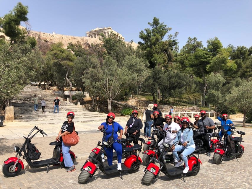 Athens: Award-Winning Acropolis Guided e-Scooter Tour - The route in two hours: how the timing works