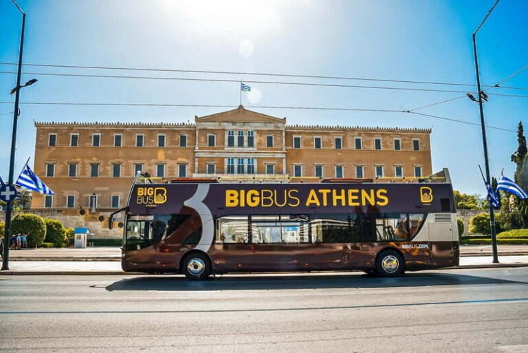 Athens: Big Bus Hop-on, Hop-off Tour by Open-Top Bus - Open-top comfort and the audio system that keeps you oriented