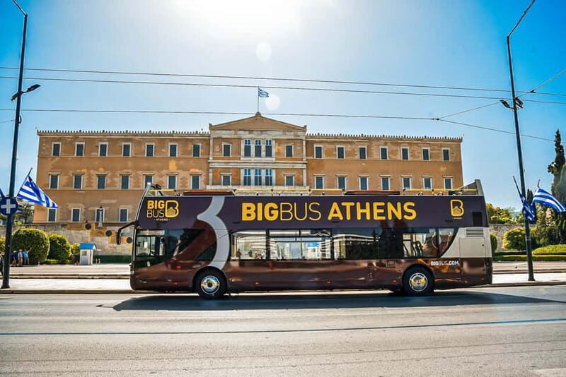 Athens: Big Bus Hop-on, Hop-off Tour by Open-Top Bus - Open-top comfort and the audio system that keeps you oriented