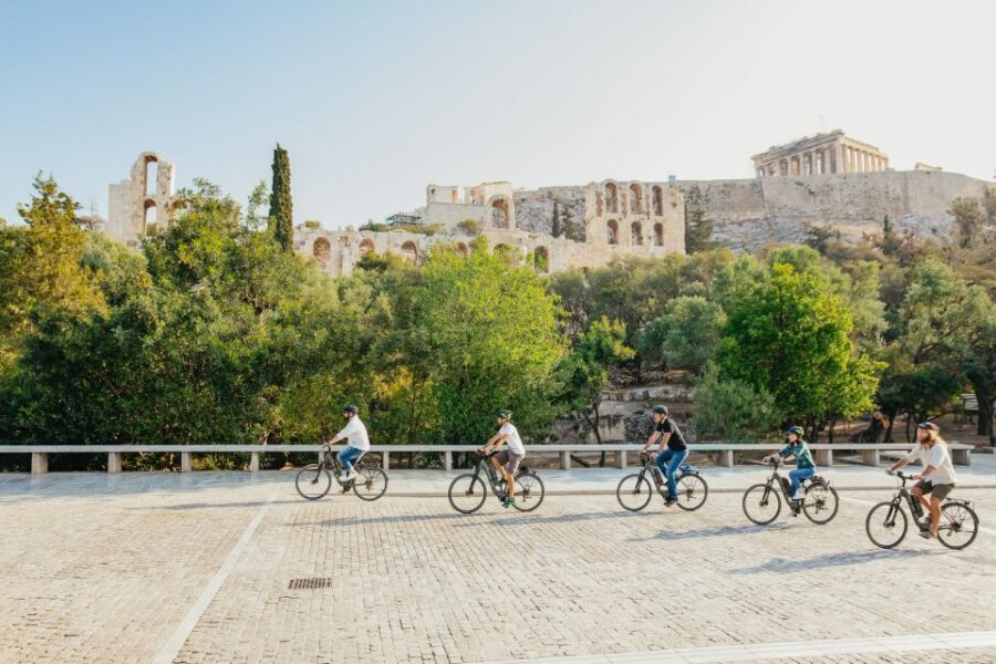 Athens: City Electric Bike Tour with Acropolis Visit Option - Meeting near the Acropolis Metro and getting set up fast