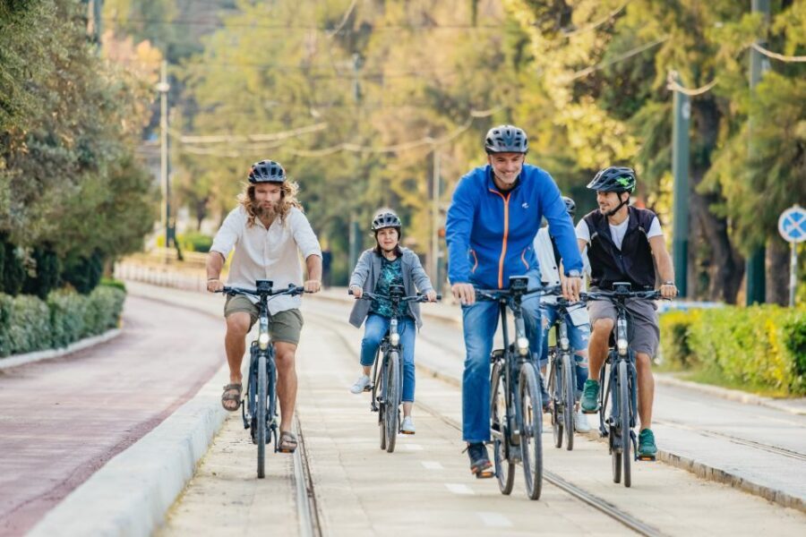 Athens: City Electric Bike Tour with Acropolis Visit Option - Thission and the Temple of Hephaestus zone: old Athens that feels walkable