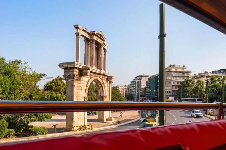 Athens: City Sightseeing Hop-On Hop-Off Bus Tour - Piraeus Route: cruise terminals, harbor energy, and the Niarchos area