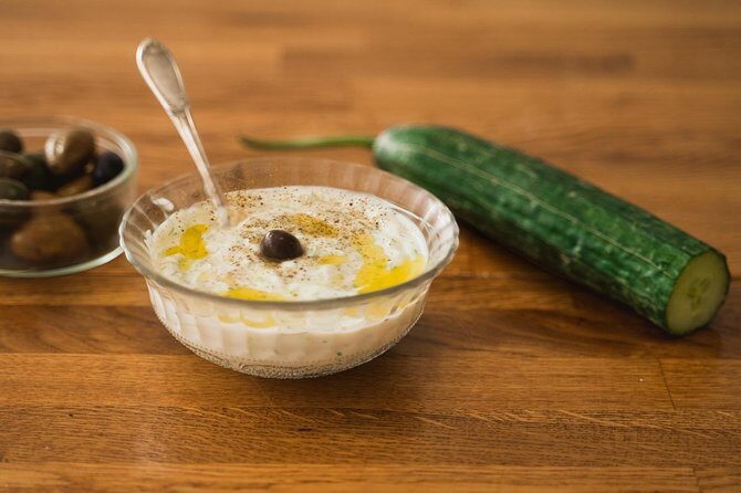 Athens: Classic Cooking Class with Market Visit and Wine - Imam baidi (roasted eggplant with sauce and feta): learning history through food