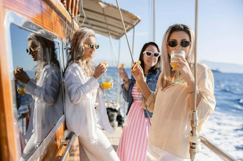 Athens: Cruise to Agistri, Moni & Aegina with Lunch & Drinks - Setting Off from Athens on a Wooden Boat (Marina Zeas and deck time)
