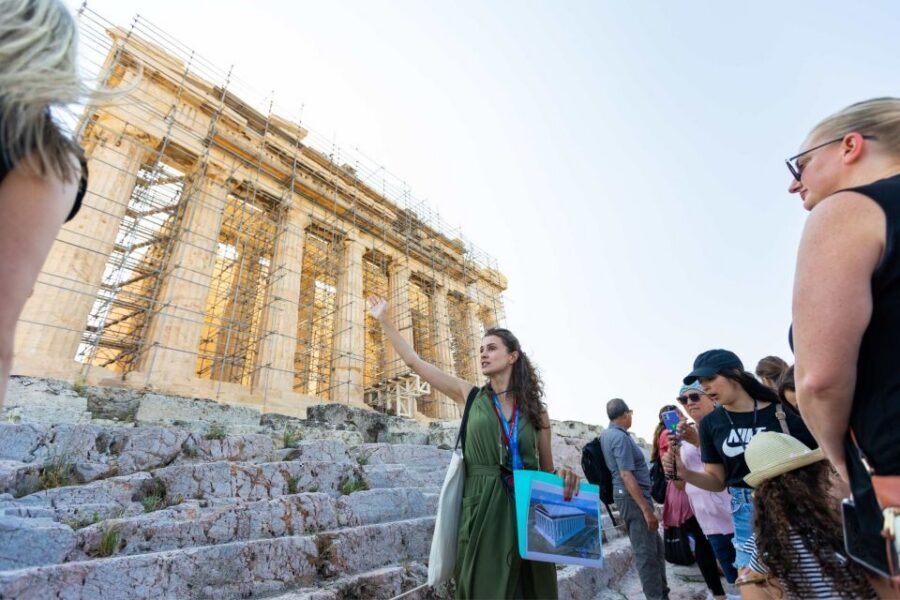 Athens: Early Morning Guided Tour to Acropolis and Museum - Erechtheion and the Long Lookout Break