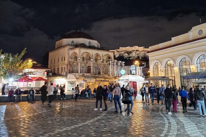 Athens Evening Food Tour - Monastiraki at Night: Souvlaki or Gyros and Old Athens Views