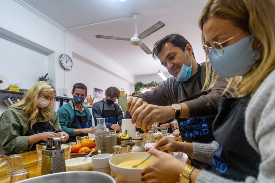 Athens: Food Market Visit and Cooking Class with Wine - Tzatziki and the skill of making it taste Greek