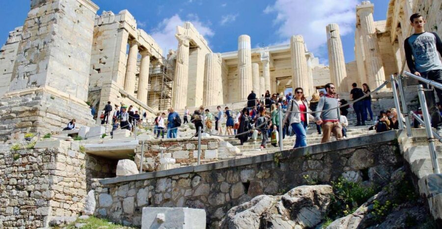 Athens: Guided Tour of Acropolis & Parthenon with Tickets - The climb: steps, heat, and how the guides manage the pace