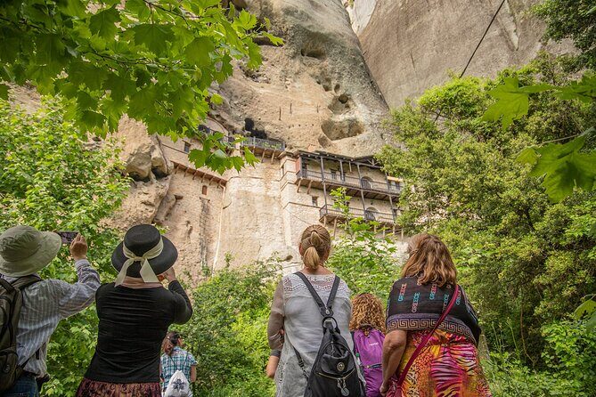 Athens: Meteora Monasteries, Caves & Coastal Stopovers with Lunch - Badovas hermit caves: the Meteora moment that feels different