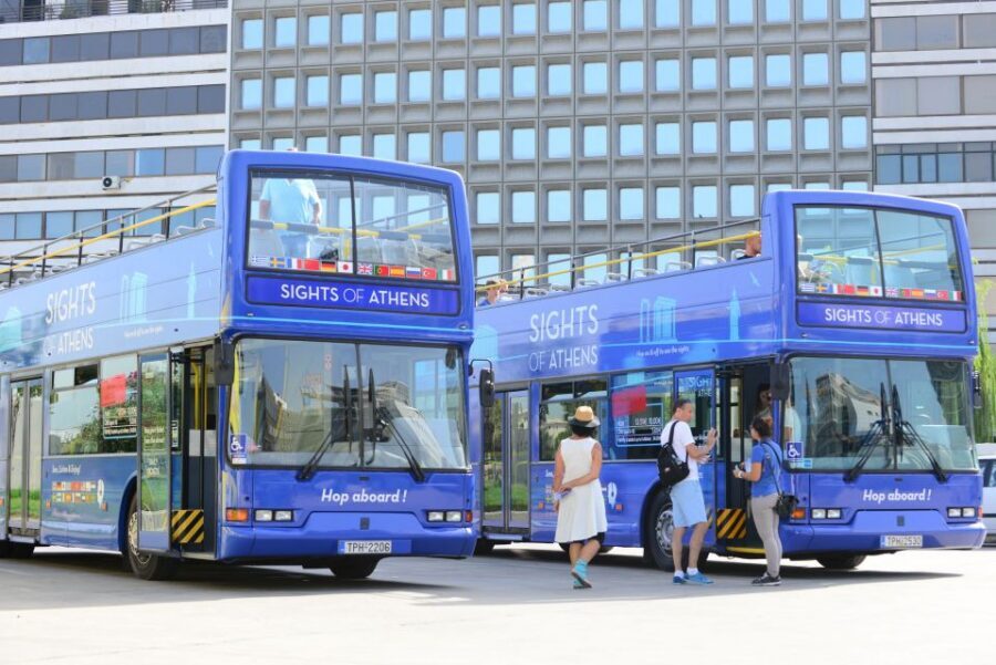Athens, Piraeus, and Coastline: Blue Hop-On Hop-Off Bus - Blue Line (Piraeus) and the ride to the ancient edge
