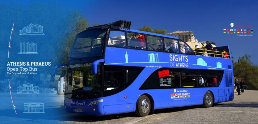 Athens, Piraeus, and Coastline: Blue Hop-On Hop-Off Bus - Timing tips: avoid long waits at transfers and last services