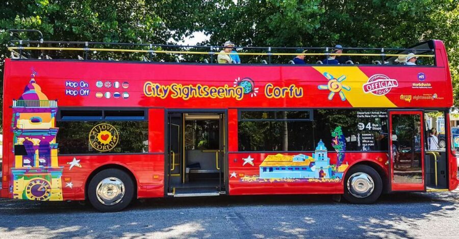 Corfu: City Sightseeing Hop-On Hop-Off Bus Tour - Kanoni Route (60 Minutes): Old Town, Forts, Spianada, and the Kanoni View