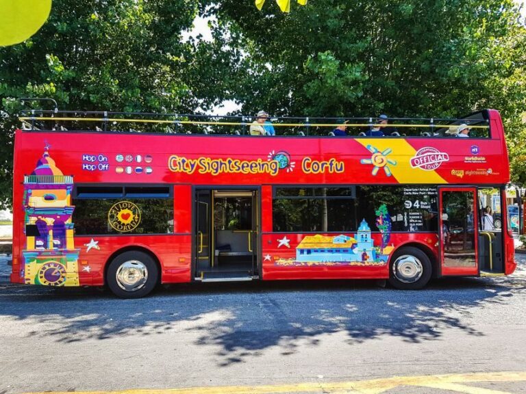 Corfu: City Sightseeing Hop-On Hop-Off Bus Tour - Achilleion Route: Timing the Outdoor Gardens (and Walking the Connection)