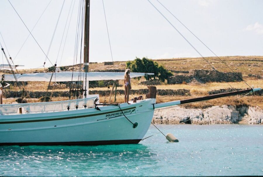 Corfu Town: Full-Day Cruise with Lunch, Drinks & Swim Stops - Peristeres Lighthouse: the photo moment between swim stops