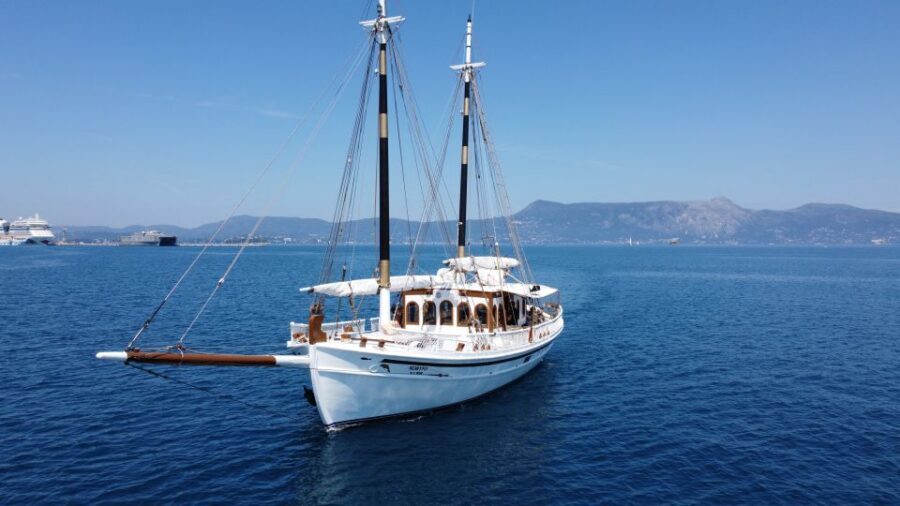 Corfu Town: Full-Day Cruise with Lunch, Drinks & Swim Stops - Onboard comfort: seating, bathrooms, and a crew that stays present