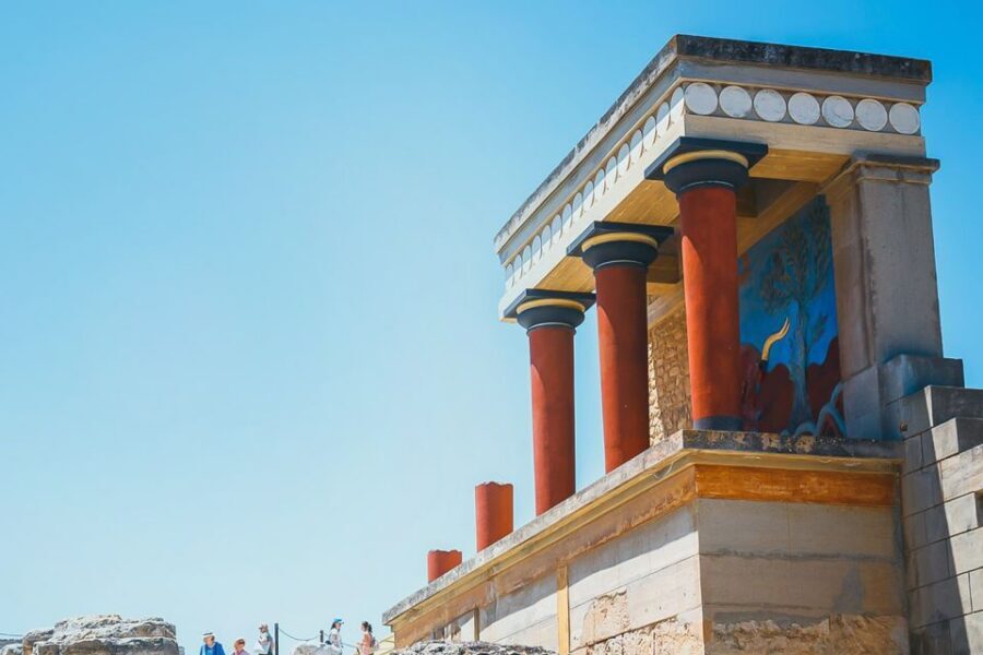 Crete: Knossos Palace and Museum E-Tickets with Audio Guides - Knossos Palace: Throne Room, Queen’s Megaron, and the Minos Legends