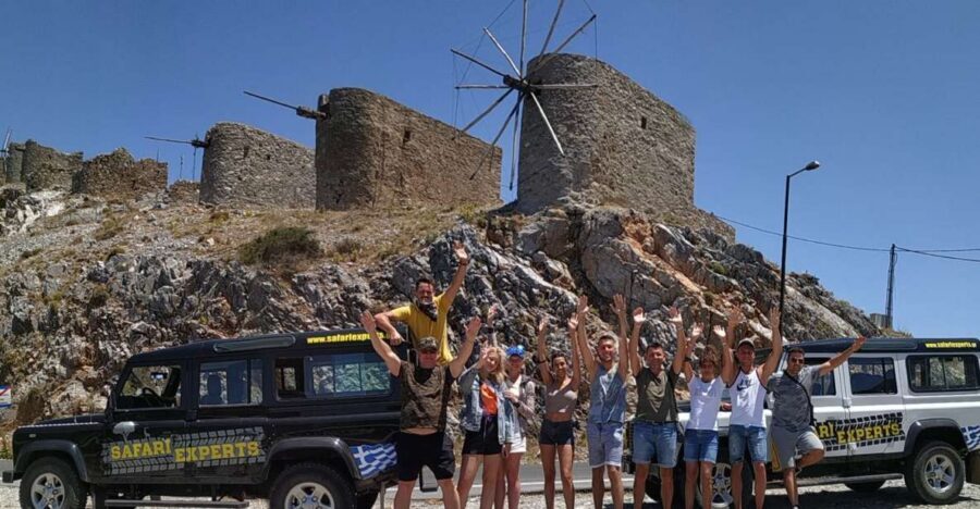 Crete: Lasithi Plateau and Cave of Zeus Off-Road Safari Tour - Diktaion Andron: mountainside stops plus a calm coffee break