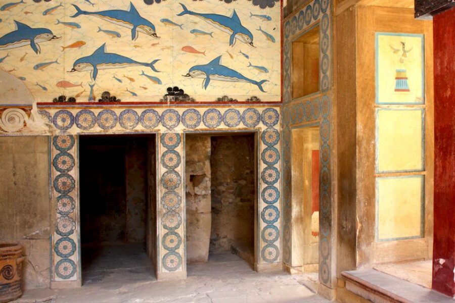 Crete: Palace of Knossos E-Ticket and Audio Guide - South Entrance Corridor, Prince of the Lilies, and the Mount Juktas Frame
