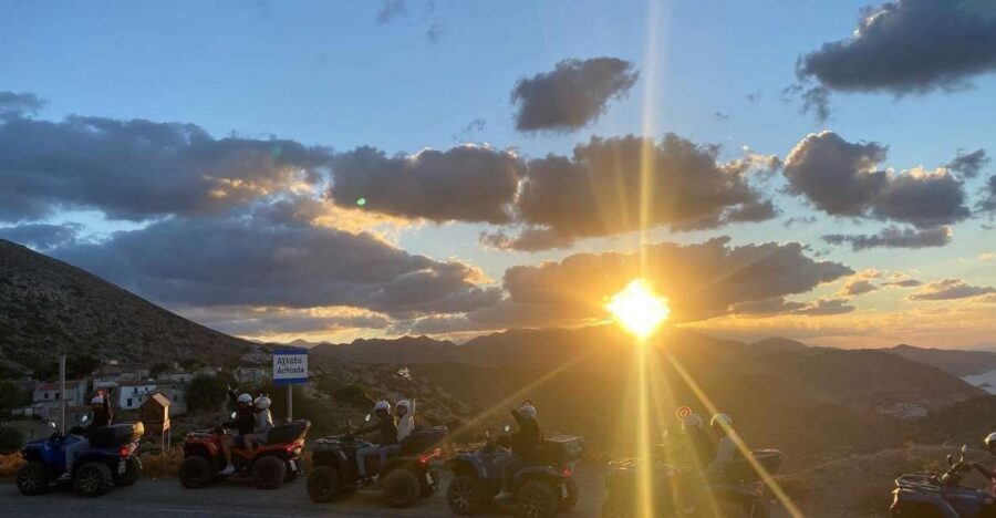 Crete: Sunset or Morning Quad with Local Products Tasting - Sea-cliff cruising and quiet paths: what the ride is really like