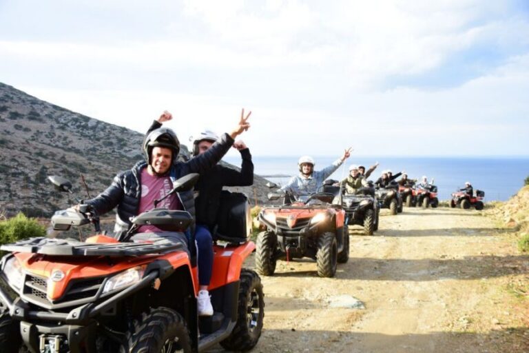 Crete: Sunset or Morning Quad with Local Products Tasting - The Peninsula Hotel start: lesson, gear, and getting your bearings
