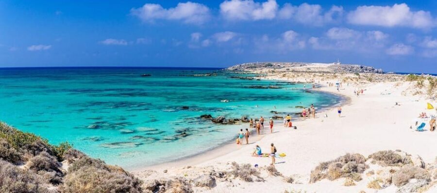 Elafonissi Beach Day Trip from Chania -Stop in Elos Village - Elafonissi Beach: Pink Sand, Shallows, and the Famous Sandbar