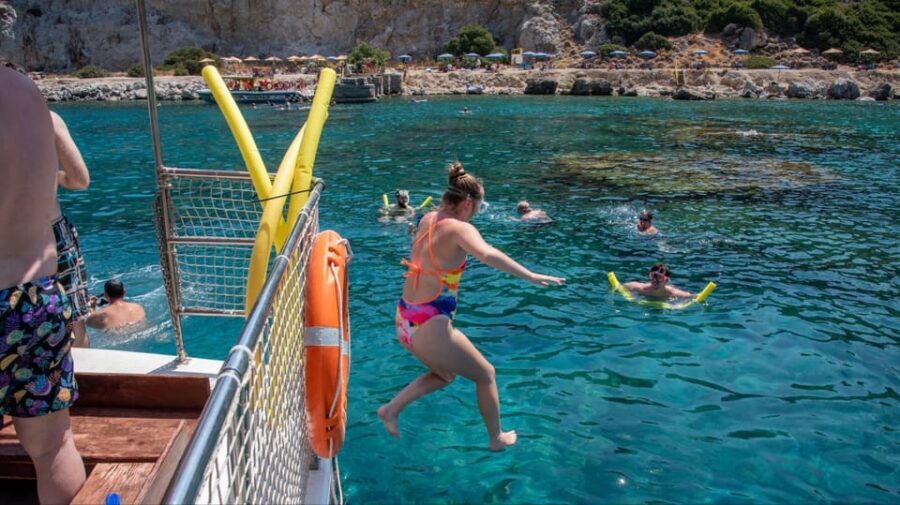 Faliraki: Boat Trip to Afantou Caves, Antony Quinn, Ladiko - Afandou Caves Stop: What to Expect Underwater and at the Entry