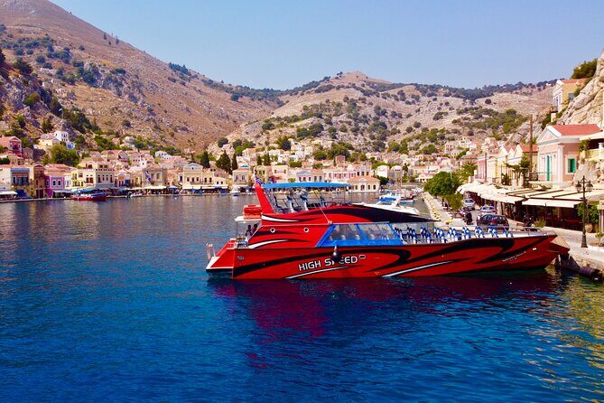 Fast Boat To Symi with a swimming stop at St George's Bay! (Only 1hr journey) - Rhodes Sea Lines’ Fast Boat to Symi: Why the Short Journey Changes the Day