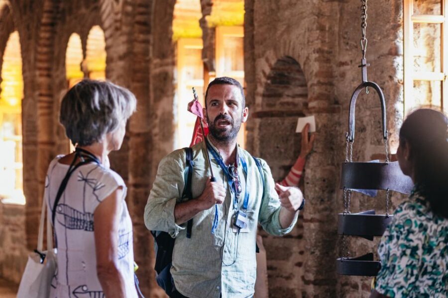 From Athens: Delphi and Meteora 2-Day Guided Tour - Delphi Archaeological Site: Temple of Apollo and the Oracle atmosphere