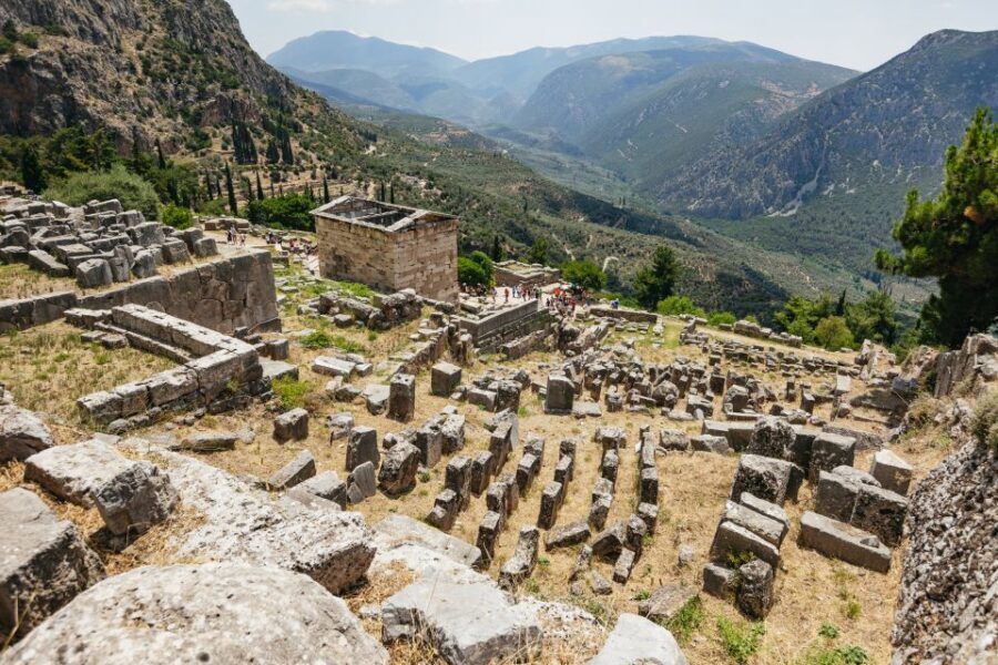 From Athens: Delphi and Meteora 2-Day Guided Tour - Ancient theater, stadium, and the Pythian Games story you can picture