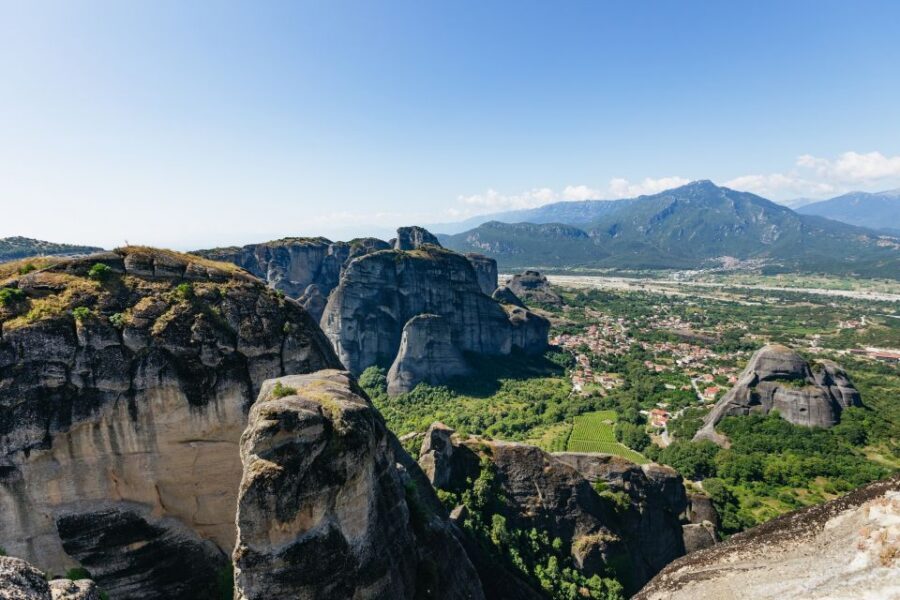 From Athens: Delphi and Meteora 2-Day Guided Tour - Meteora monastery visits: cliff-top views, strict clothing, and real steps
