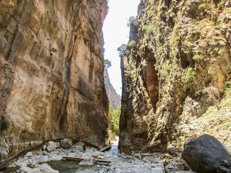 From Chania: Full-Day Samaria Gorge Trek Excursion & Guide - Agia Roumeli After the Trek: Swim, Snorkel, and Shops