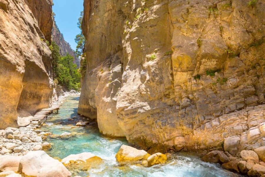 From Chania: Samaria Gorge with Professional Hiking Guide - The Gorge Descent: Iron Gates, Pine Shade, and Rocky Focus