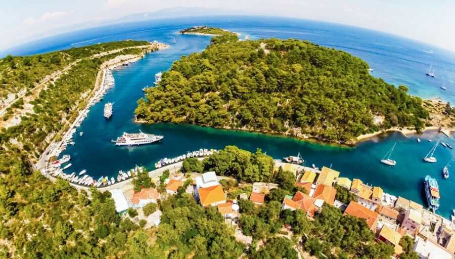 From Corfu: Day Cruise to Paxos, Antipaxos, and Blue Caves - Gaios on Paxos: a walkable port and a lunch break that isn’t rushed