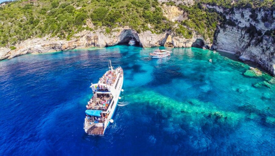 From Corfu: Day Cruise to Paxos, Antipaxos, and Blue Caves - What to pack for a smooth day at sea (and a better swim)
