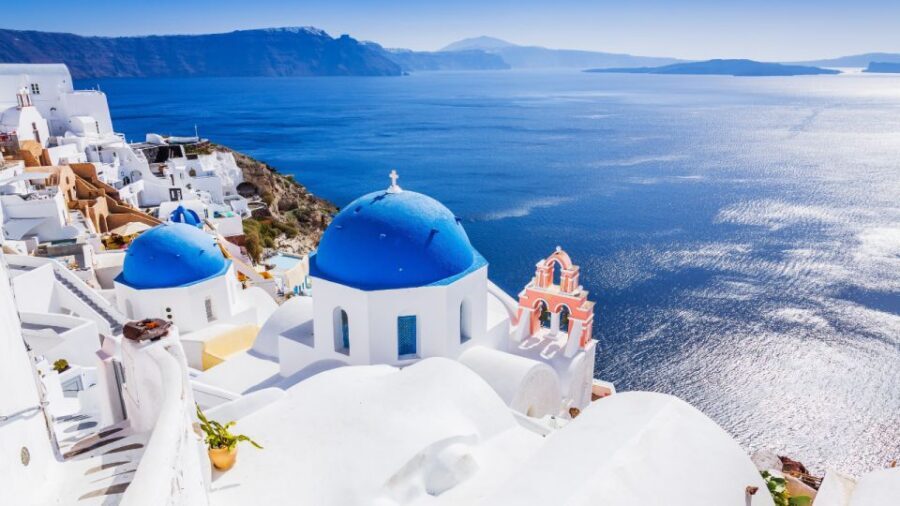 From Heraklion/Crete: Santorini Island Guided Day Trip - Getting there: Heraklion ferry time and the air-conditioned comfort layer