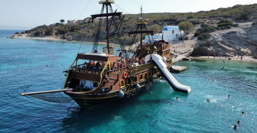 From Kos: 3-Island Pirate Cruise with Lunch and Waterslide - Key things to know before you go