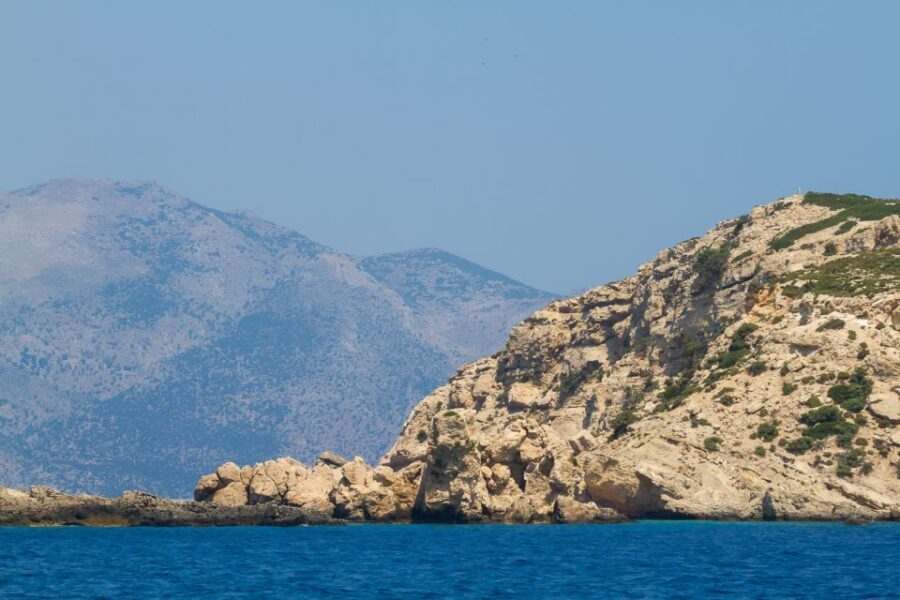 From Kos: 3-Island Pirate Cruise with Lunch and Waterslide - Pserimos Island: Your First Taste of Island Life (and Lunch On Board)