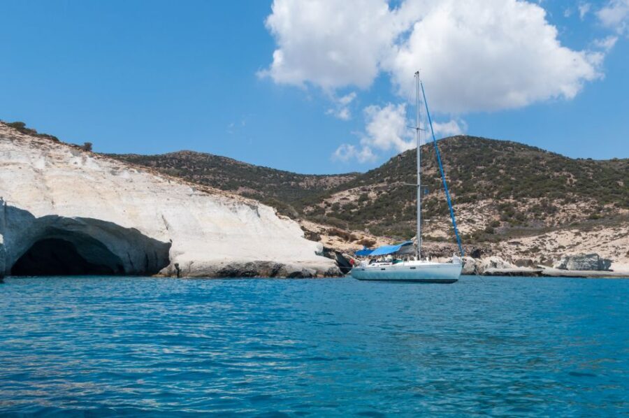 From Milos: Guided Day Cruise to Kleftiko With Lunch - Klima and Cape Vani: The View-Setup Before You Get Wet