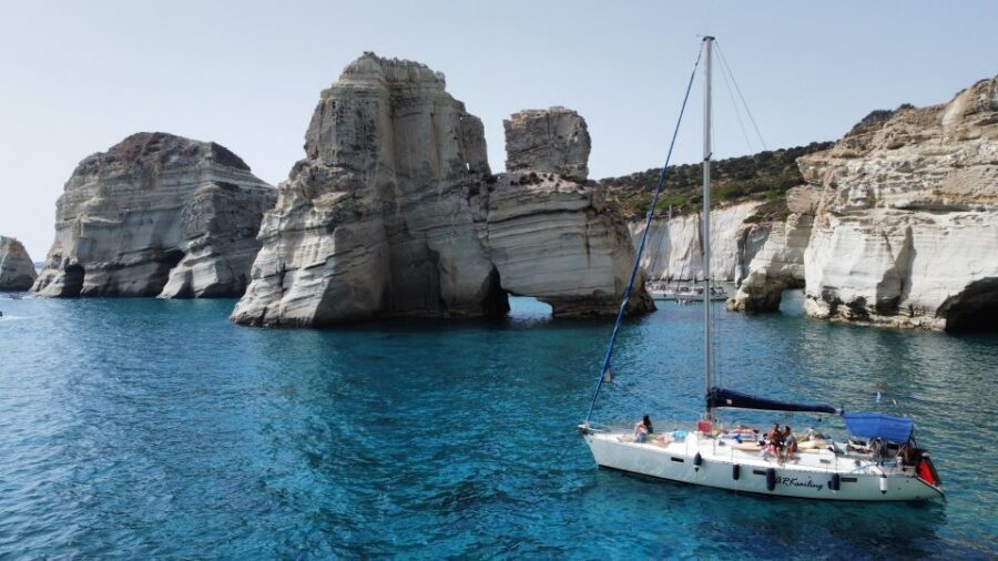 From Milos: Guided Day Cruise to Kleftiko With Lunch - Getting Started at Adamas Port and Why the First Hour Matters