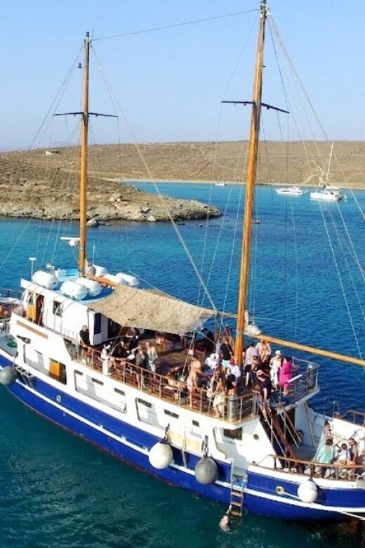 From Mykonos: Delos & Rhenia Islands Half-Day Trip by Boat - The boat ride reality: choppy water and a party on the way back