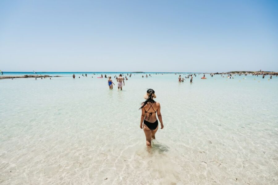 From Rethymno/Kavros: Elafonissi Pink Sand Beach Tour - Guide and driver teamwork: why it feels more personal than you expect