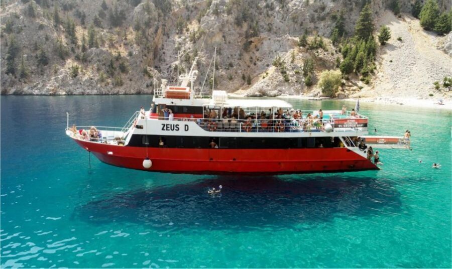 From Rhodes: Cruise to Symi Island and Saint George's Bay - St George Bay / Agios Georgios swim stop: the highlight, with real-world details