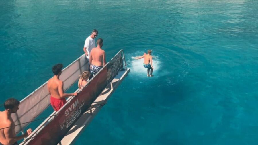 From Rhodes: Cruise to Symi Island and Saint George's Bay - Getting around on board: seating, bathrooms, and onboard staff